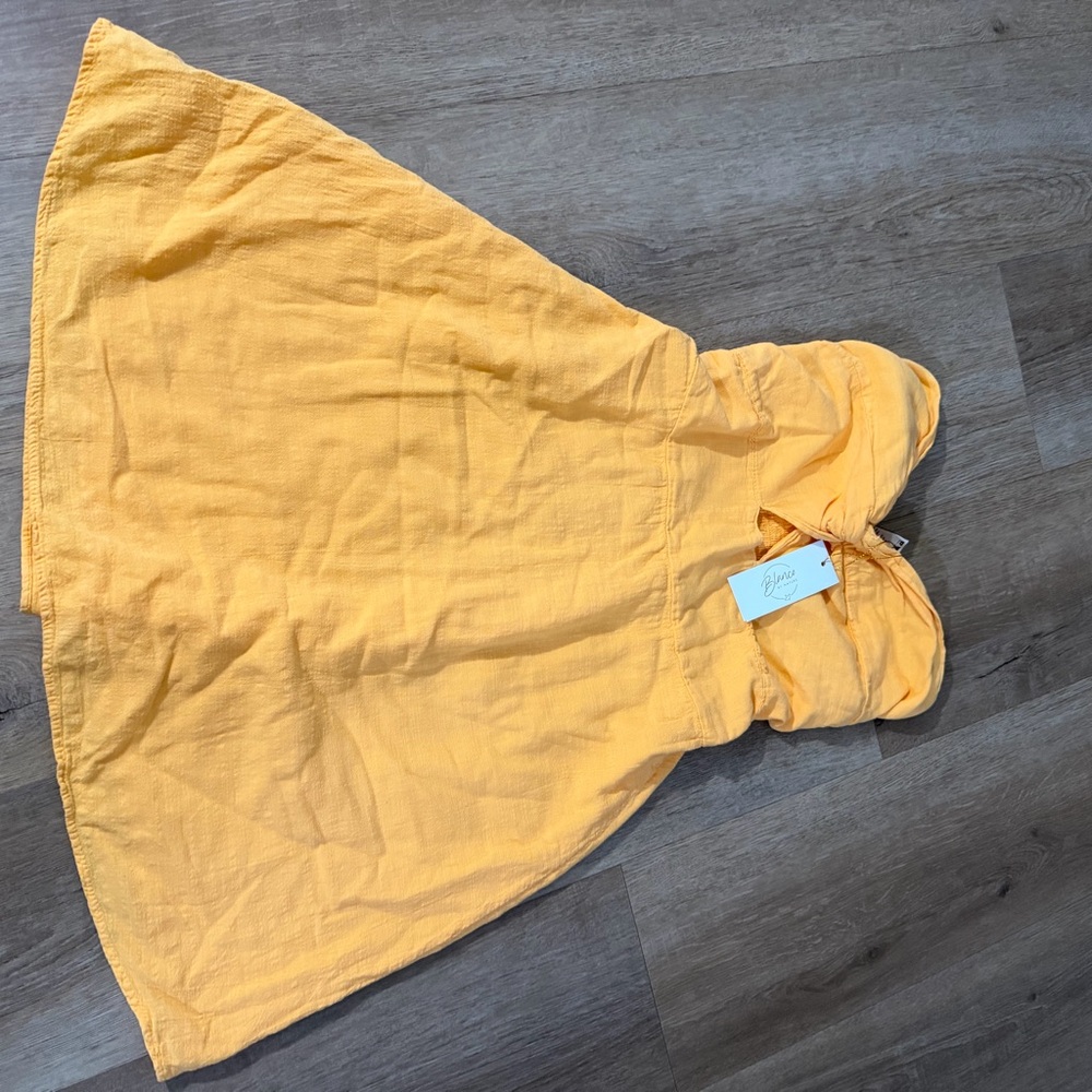 Bright orange Strapless Dress
